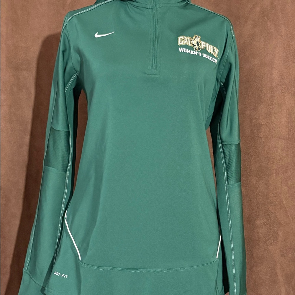 Nike Green Unisex Soccer Quarter zip